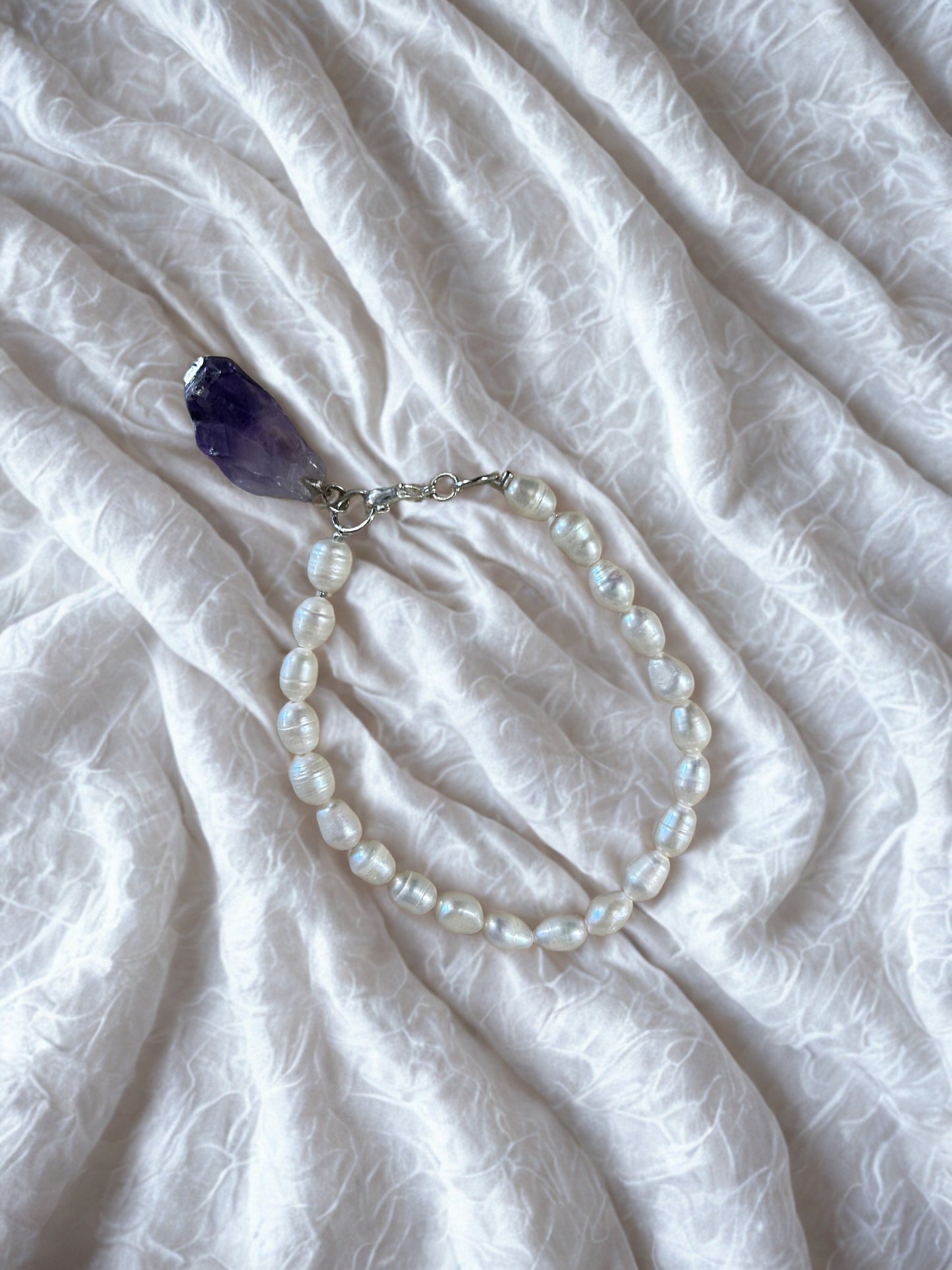 Armband Parels en Amethyst17,95