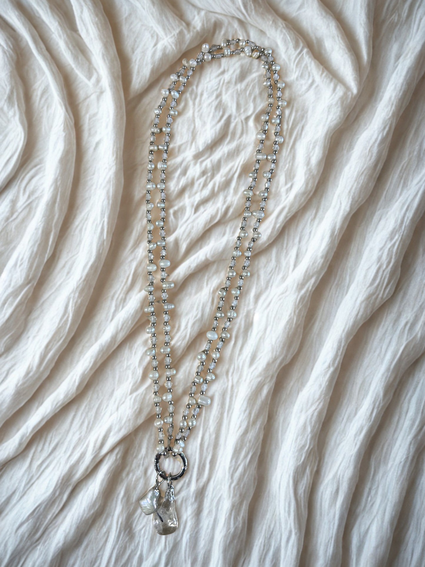 Ketting Parels met Bergkristal