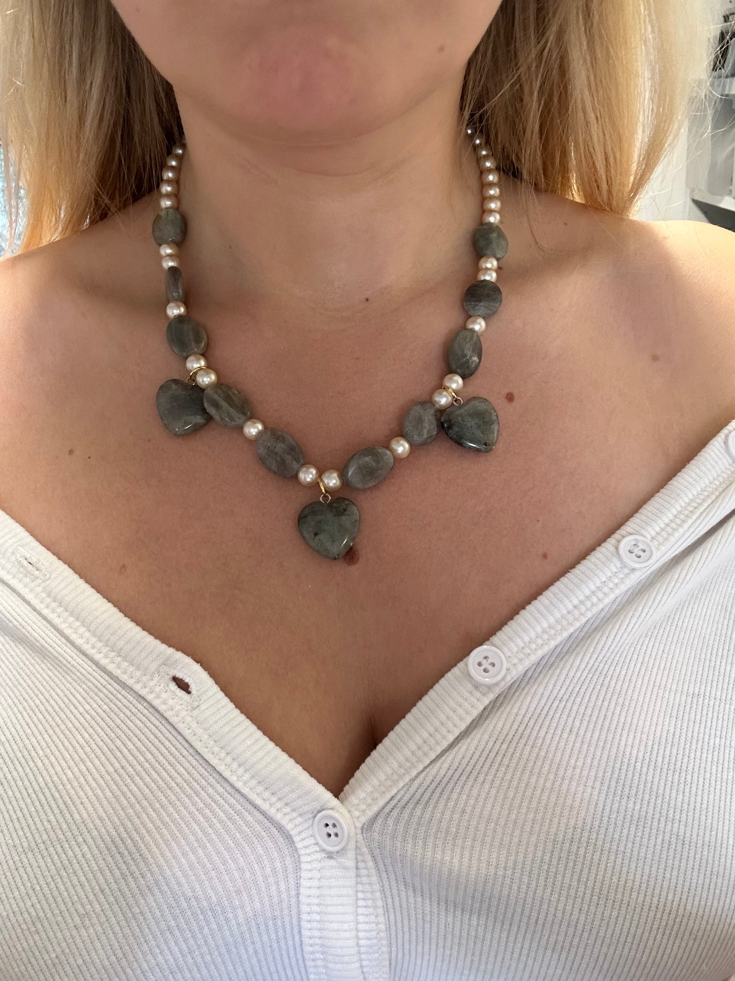 Ketting Parel en Labradoriet