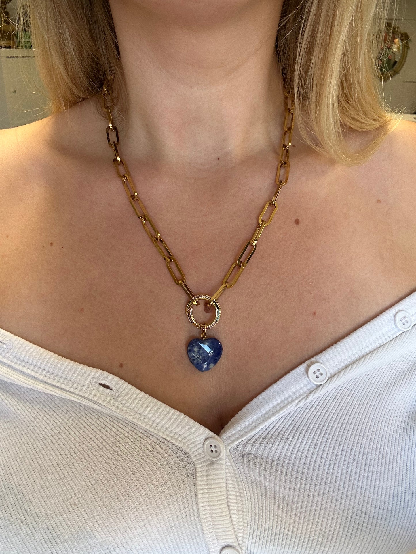 Ketting met Sodaliet hanger