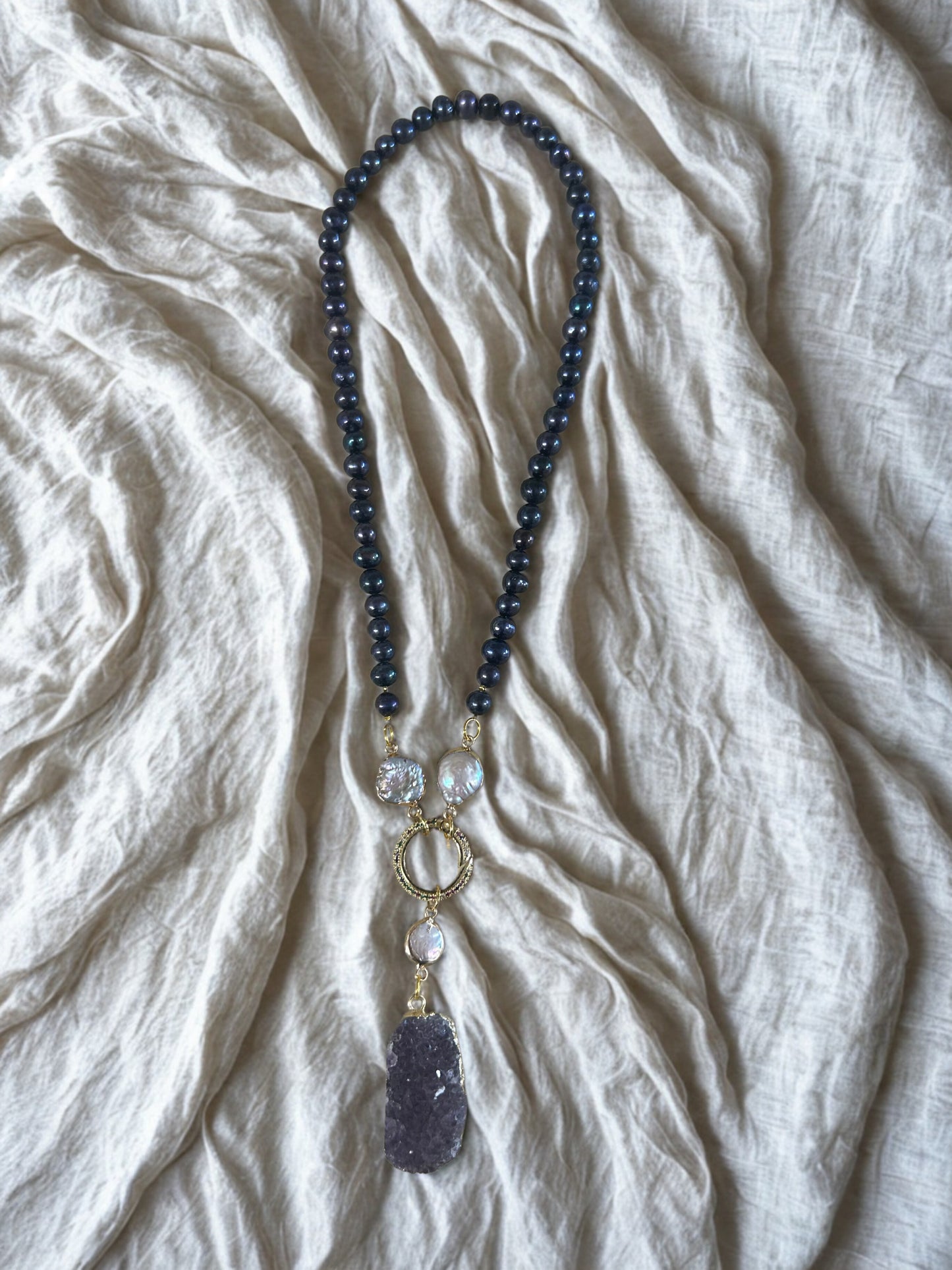Ketting Parel en Amethyst